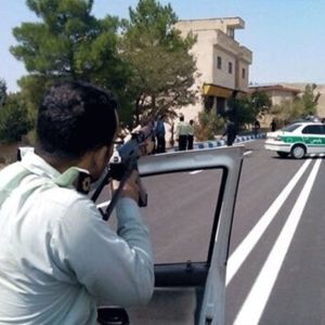 شلیک پلیس در گرگان